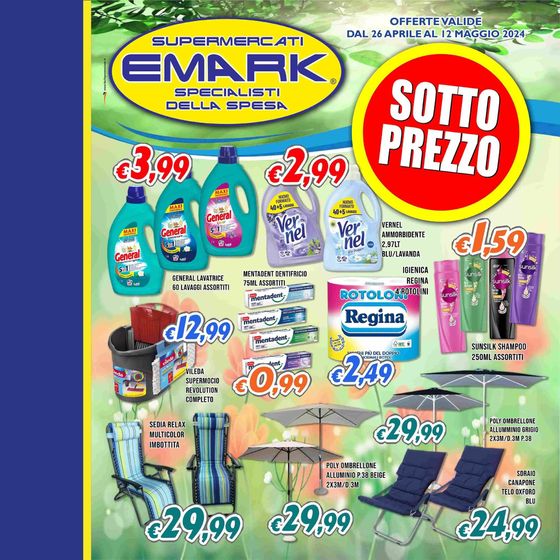 Volantino Supermercati Emark a Frascati | Sotto prezzo | 29/4/2024 - 12/5/2024