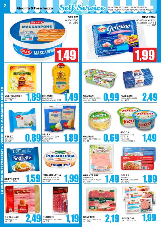 Volantino La Mimosa Supermercati | Super convenienza | 29/4/2024 - 12/5/2024