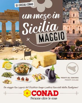 Offerte di Iper e super a Aci Castello | Un mese in Sicilia  in Spazio Conad | 30/4/2024 - 31/5/2024