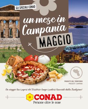 Offerte di Iper e super a Caserta | Un mese in Campania in Conad Superstore | 30/4/2024 - 31/5/2024