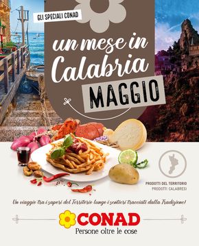 Offerte di Iper e super a Carolei | Un mese in Calabria  in Conad Superstore | 30/4/2024 - 31/5/2024