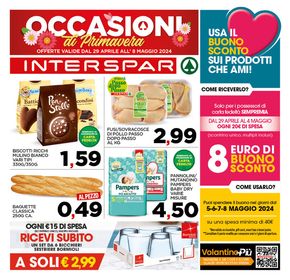 Offerte di Iper e super a Bianco | Occasioni di primavera in Interspar | 29/4/2024 - 8/5/2024