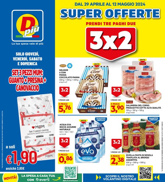 Volantino Dpiu a Passons (Udine) | Super offerte | 29/4/2024 - 12/5/2024