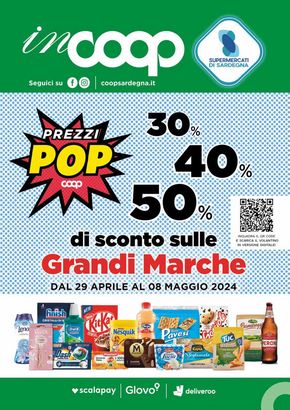 Volantino Coop a Quartu Sant'Elena |  Prezzi Pop  | 29/4/2024 - 8/5/2024