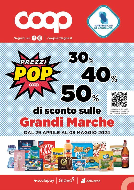 Volantino Coop a Sanluri |  Prezzi Pop | 29/4/2024 - 8/5/2024