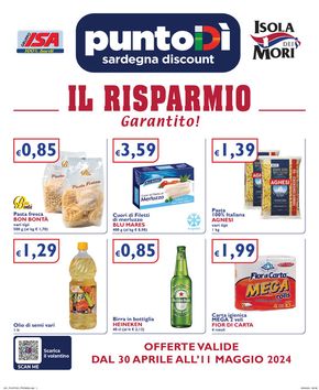 Offerte di Discount a Gonnosfanadiga | Il risparmio garantito! in PuntoDì | 30/4/2024 - 11/5/2024