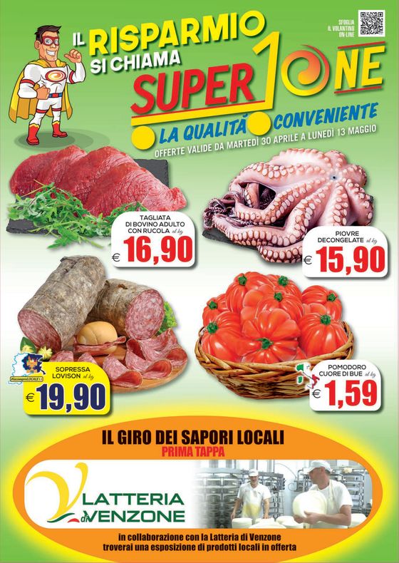 Volantino SuperOne a Gemona del Friuli | Il risparmio si chiama SuperOne | 30/4/2024 - 13/5/2024