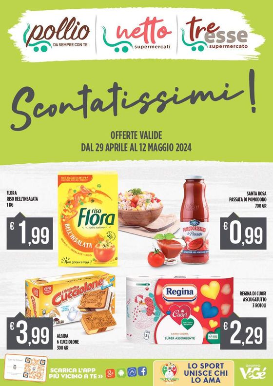 Volantino Netto Supermercati | Scontatissimi | 29/4/2024 - 12/5/2024