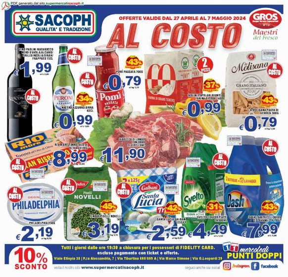 Volantino Sacoph a Settecamini | Al costo | 29/4/2024 - 7/5/2024