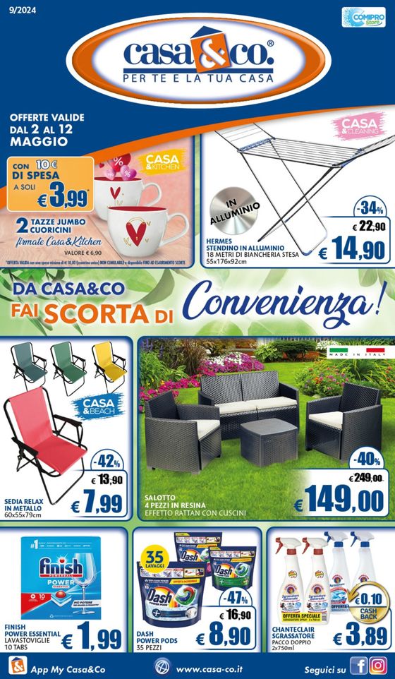 Volantino Casa & Co a Martinsicuro | Fai scorta di convenienza! | 2/5/2024 - 12/5/2024