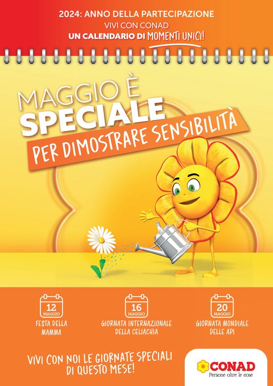 Volantino Conad a Siena | Maggio e speciale per dimostrare sensibilita | 1/5/2024 - 31/5/2024