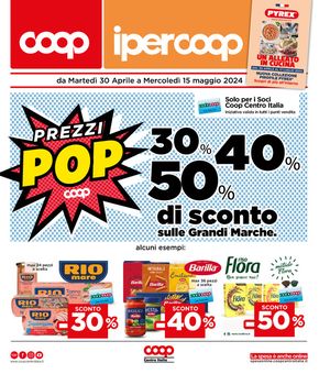 Volantino Coop a Celano | Prezzi pop | 30/4/2024 - 15/5/2024