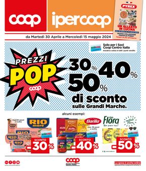 Volantino Coop a Orvieto | Prezzi pop | 30/4/2024 - 15/5/2024