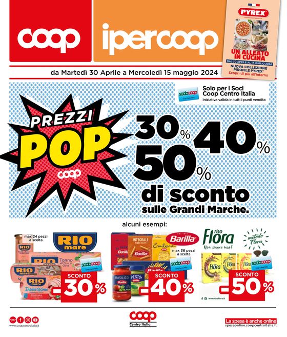 Volantino Ipercoop a Terni | Prezzi pop | 30/4/2024 - 15/5/2024