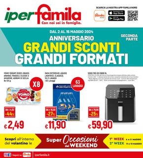 Volantino Iperfamila a Ghedi | Anniversario Grandi sconti Grandi formati  | 2/5/2024 - 15/5/2024