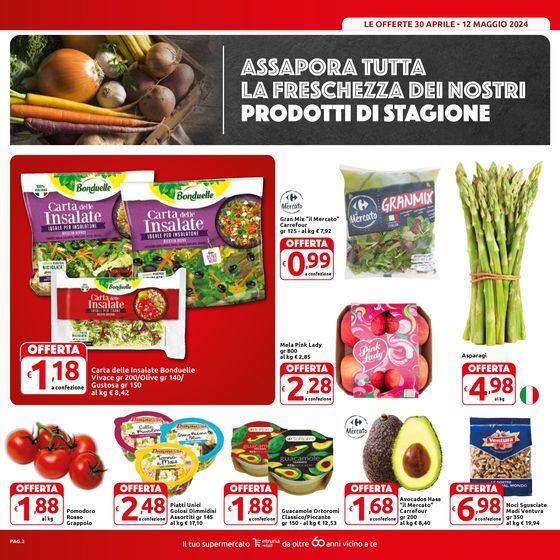 Volantino Carrefour Market a Sinalunga | Sconti fino al 50 % | 30/4/2024 - 12/5/2024