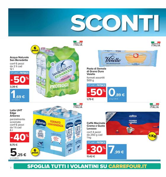 Volantino Carrefour Ipermercati a Milano | Sconti 30% 40% 50% | 2/5/2024 - 15/5/2024