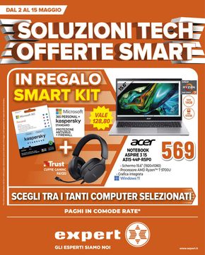 Offerte di Elettronica a Senigallia | Soluzioni Tech Offerte Smart in Expert | 2/5/2024 - 15/5/2024
