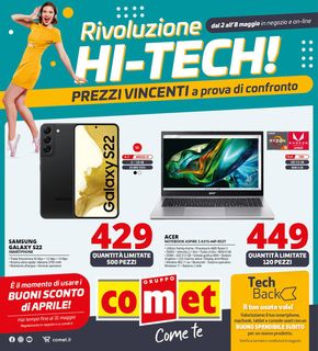 Volantino Comet a Vicenza | Rivoluzione hi-tech da Comet! | 2/5/2024 - 8/5/2024