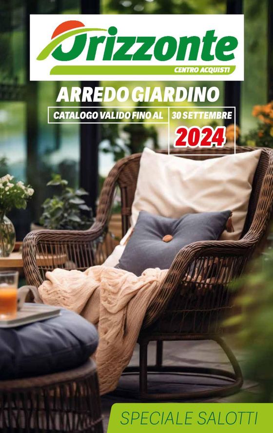 Volantino Orizzonte | Arredo giardino | 2/5/2024 - 30/9/2024