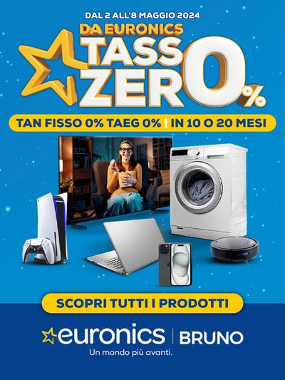 Offerte di Elettronica a San Pellegrino Terme | Tasso 0 in Euronics | 2/5/2024 - 8/5/2024