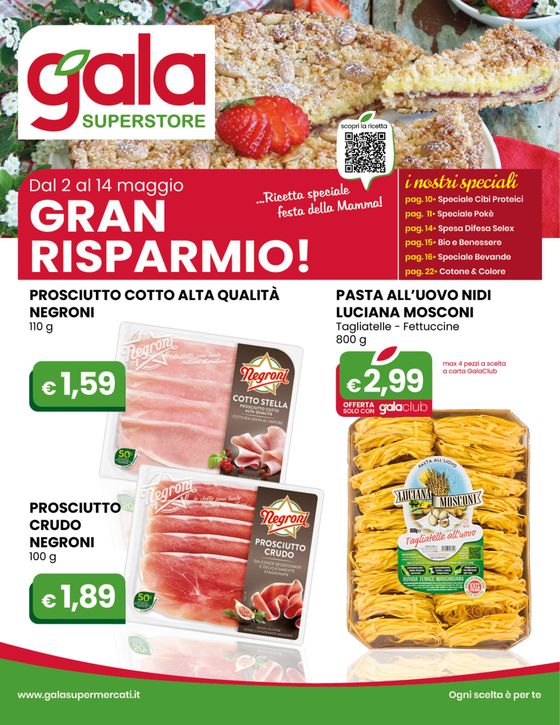 Volantino Gala a Sansepolcro | Gran Risparmio! | 2/5/2024 - 14/5/2024