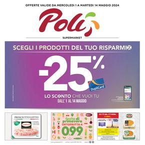 Volantino Poli a Comano Terme | Offerte | 2/5/2024 - 14/5/2024