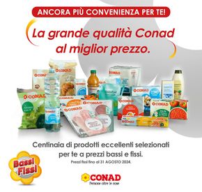 Volantino Conad a Pescara | La grande qualità Conad al miglior prezzo. | 2/5/2024 - 31/8/2024