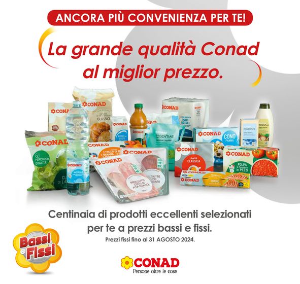 Volantino Conad City a San Giorgio Ionico | La grande qualità Conad al miglior prezzo. | 2/5/2024 - 31/8/2024