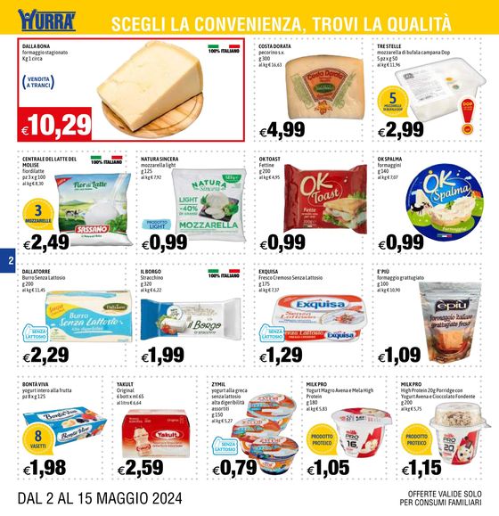 Volantino Hurrà Discount a Torrita di Siena | La perfezione in cucina | 2/5/2024 - 15/5/2024
