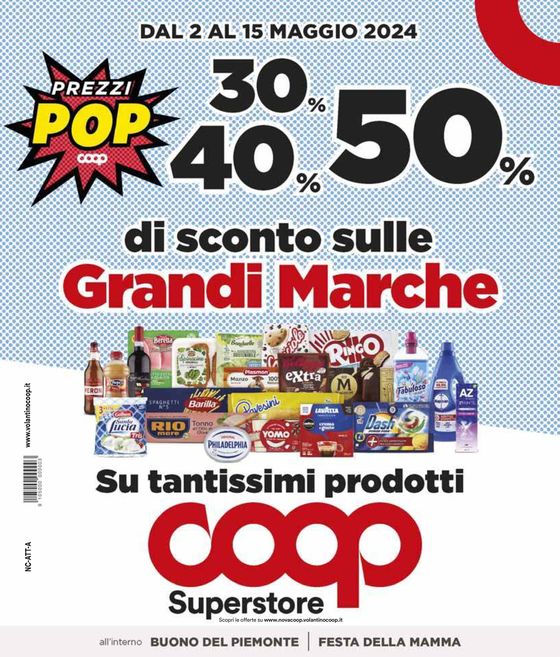 Volantino Coop a Vercelli | Grandi marche  | 2/5/2024 - 15/5/2024