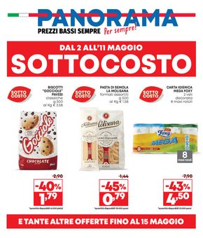 Volantino Panorama a Pasian di Prato | Sottocosto | 2/5/2024 - 11/5/2024