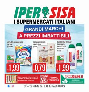 Volantino IperSisa | Grandi marchi a prezzi imbattibili | 2/5/2024 - 15/5/2024