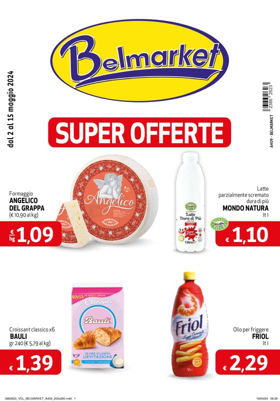 Volantino Belmarket a Mestrino | Super offerte | 2/5/2024 - 15/5/2024