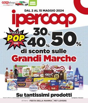 Volantino Ipercoop a La Spezia | Grandi marche | 2/5/2024 - 15/5/2024