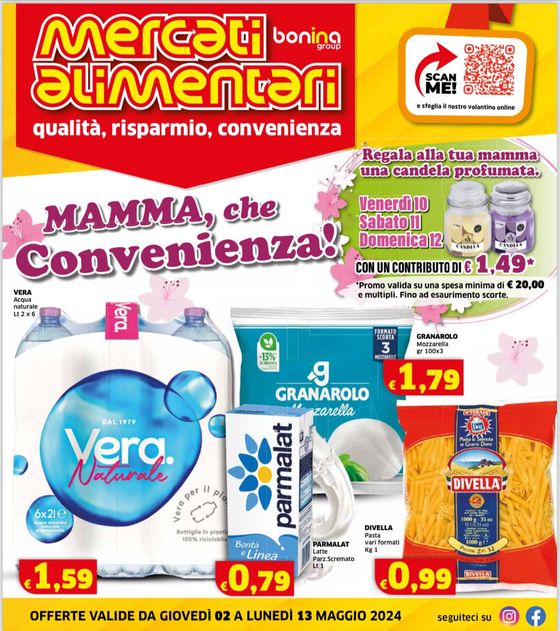 Volantino Mercati Alimentari a Messina | Mamma, che convenienza! | 2/5/2024 - 13/5/2024