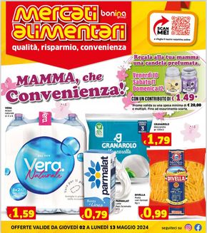 Offerte di Iper e super a Piraino | Mamma, che convenienza! in Mercati Alimentari | 2/5/2024 - 13/5/2024