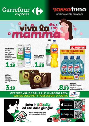 Offerte di Iper e super a Vieste | Viva la mamma in Carrefour Express | 2/5/2024 - 11/5/2024
