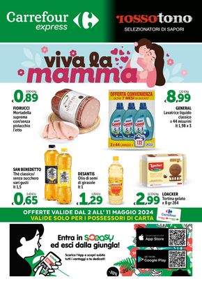 Volantino Carrefour Express a Reggio Calabria | Viva la mamma | 2/5/2024 - 11/5/2024