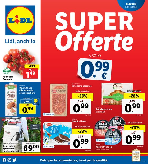 Volantino Lidl a Cosenza | Super offerte | 6/5/2024 - 12/5/2024