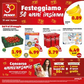 Offerte di Discount a Cosio Valtellino | Festeggiamo 30 anni insieme  in PENNY | 9/5/2024 - 19/5/2024