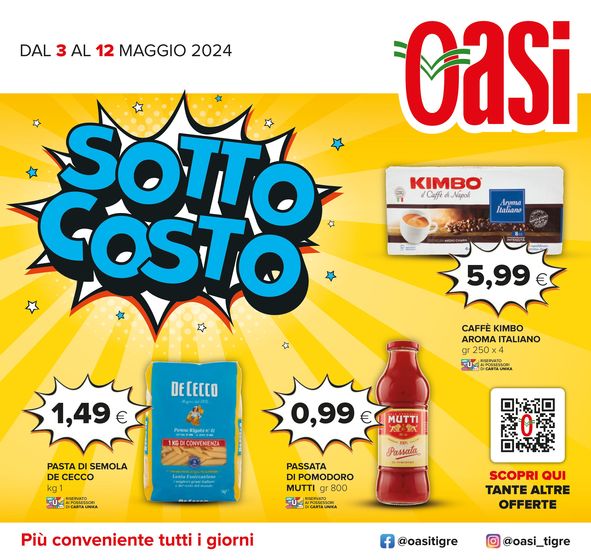 Volantino Oasi | Sotto costo | 3/5/2024 - 12/5/2024