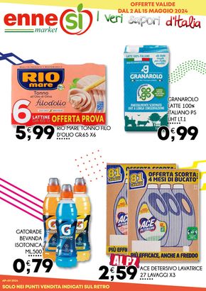 Volantino Ennesi Supermercati a Cesa | i veri sapori d'italia | 2/5/2024 - 15/5/2024