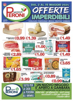 Volantino Supermercati Peroni a Pozzolengo | Offerte | 3/5/2024 - 15/5/2024