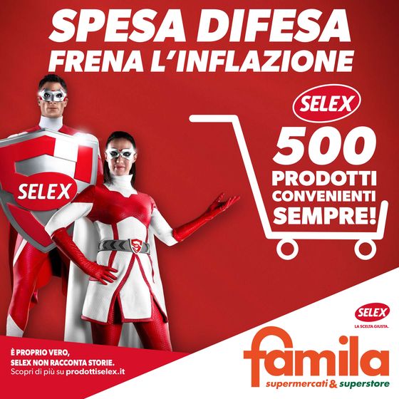 Volantino Famila Superstore a Monselice | Spesa difesa | 3/5/2024 - 31/8/2024