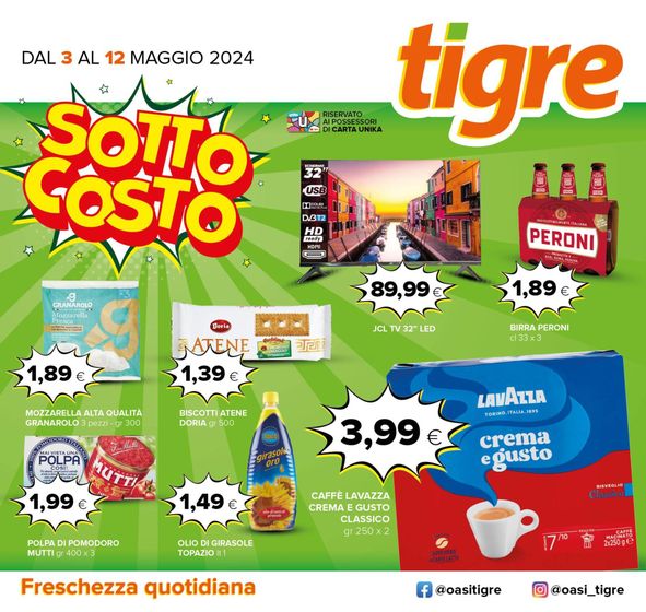 Volantino Tigre a Marino | Sotto costo | 3/5/2024 - 12/5/2024