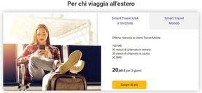 Volantino Tiscali Casa a Legnano | Per chi viaggia all'estero  | 3/5/2024 - 10/5/2024