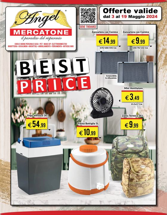 Volantino Angel Mercatone a San Giovanni in Persiceto | Best price | 3/5/2024 - 19/5/2024
