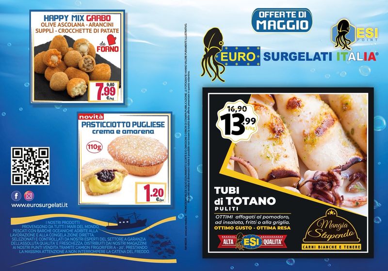 Volantino Eurosurgelati Italia a Cassano d'Adda | Offerte di Maggio | 3/5/2024 - 31/5/2024