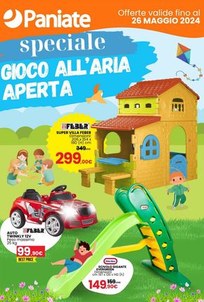 Volantino Paniate a Acqui Terme | Speciale gioco all'aria aperta | 6/5/2024 - 26/5/2024
